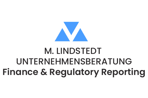 Blaues Logo des Unternehmens M Lindstedt Unternehmensberatung